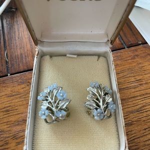 Coro clip back earrings